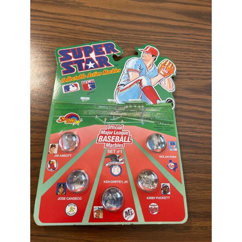 Super Star Collectible Action Marbles NOS vintage